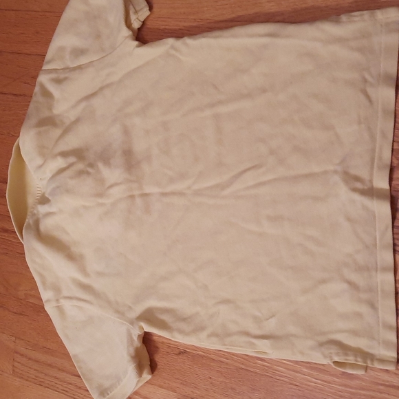 Sz S 8 Chaps yellow polo shirt top short sleeve - Picture 4 of 4